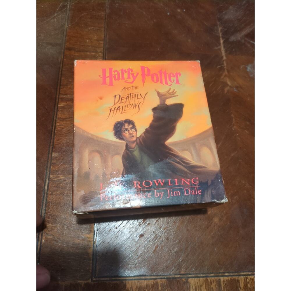 Harry Potter and the Deathly Hallows by J. K. Rowling (2007, Compact Disc)